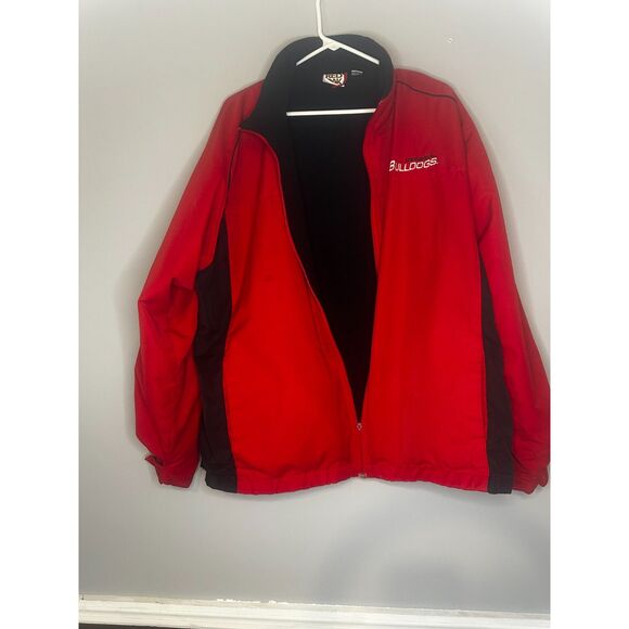 Georgia Bulldogs Red & Black Lined Jacket Red Oak Men’s XL – Worn & Game-Ready - Picture 1 of 14